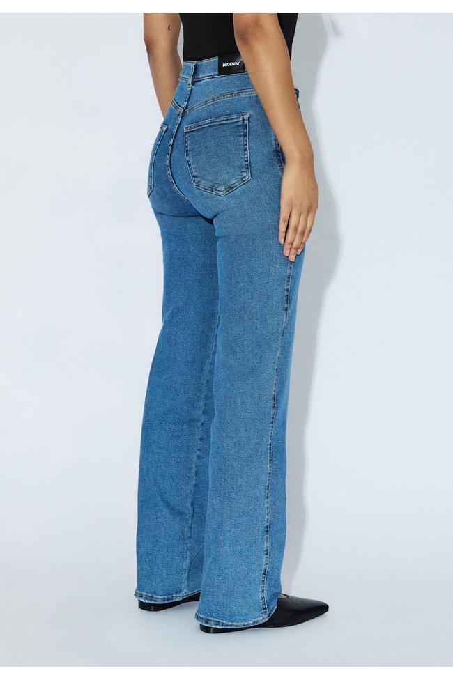 Dr. Denim Moxy Straight - Cape sky Worn Hem - Kubanna