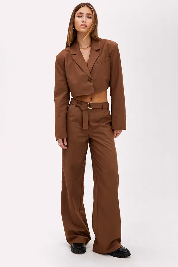 IN STORE ONLY -  The one i seek Bruine pantalon