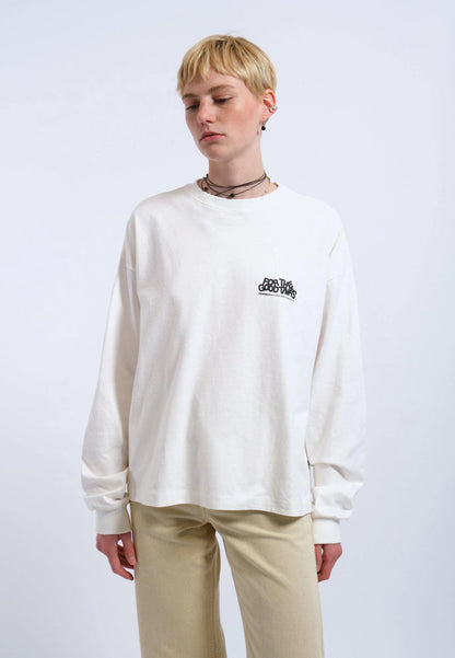 Dr. Denim Lily Long Sleeve - White