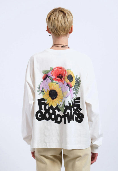 Dr. Denim Lily Long Sleeve - White