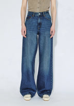 Dr. Denim Donna Jeans - Stream Dark Fade Vintage