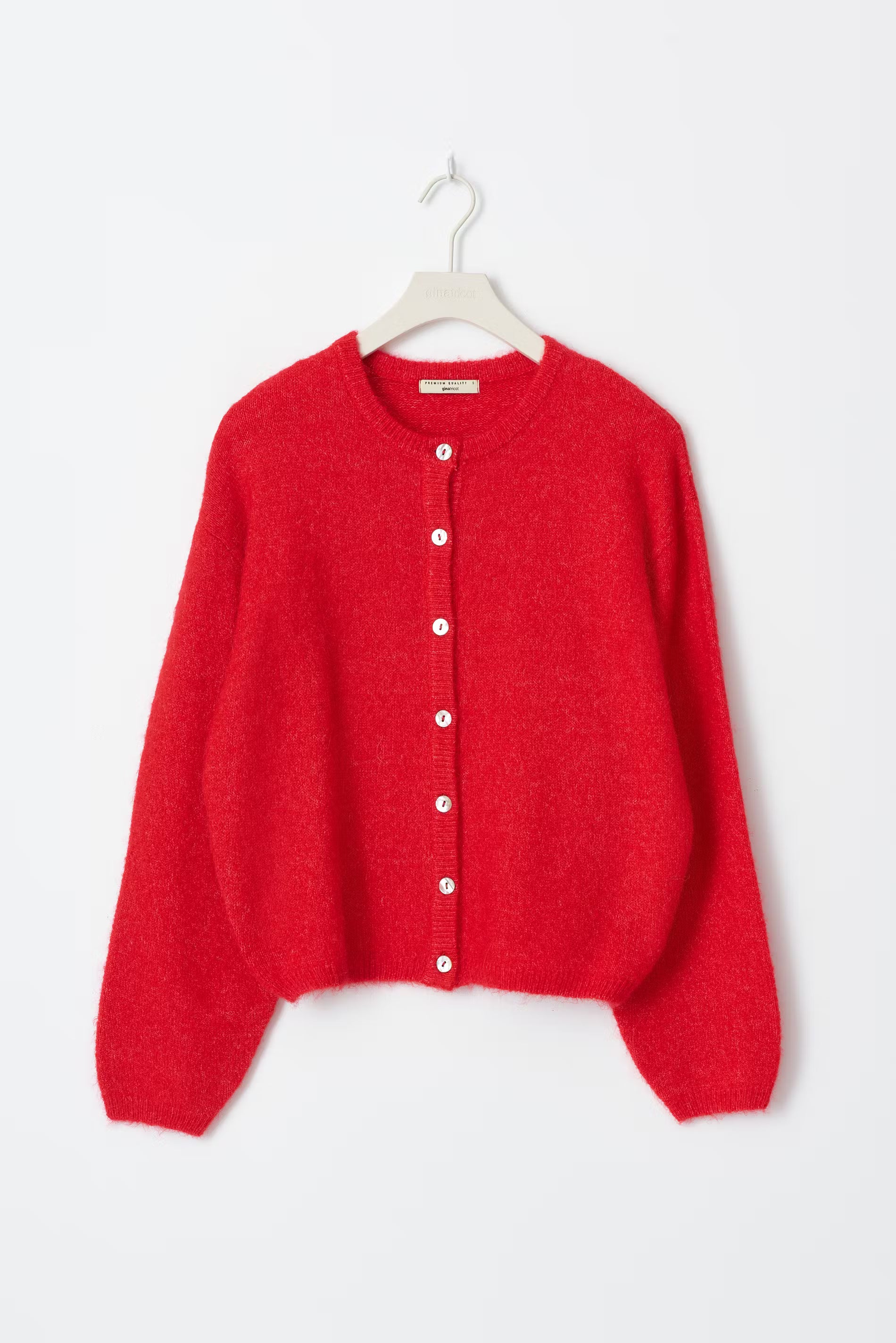 Gina Tricot Knitted Cardigan - High Risk Red - Kubanna