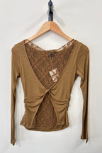 Not A Label | Stevie Lace Top - Army