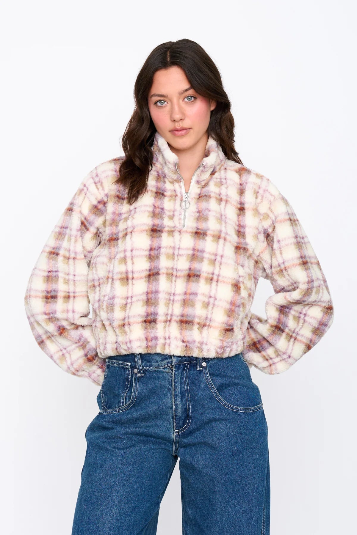 24 Colours Fleece Pullover - Checkered - Kubanna