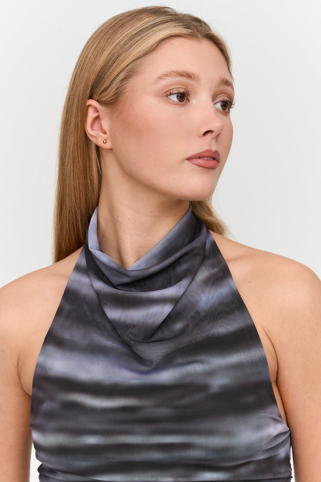 24 Colours Haltertop - Black/White - Kubanna