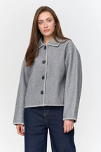 24 Colours Jacket with Buttons - Grey - Kubanna