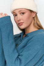 24 Colours Knitted Sweater - Petrol - Kubanna