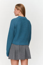 24 Colours Knitted Sweater - Petrol - Kubanna