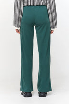 24 Colours Modal Pull - on Pants - Green - Kubanna