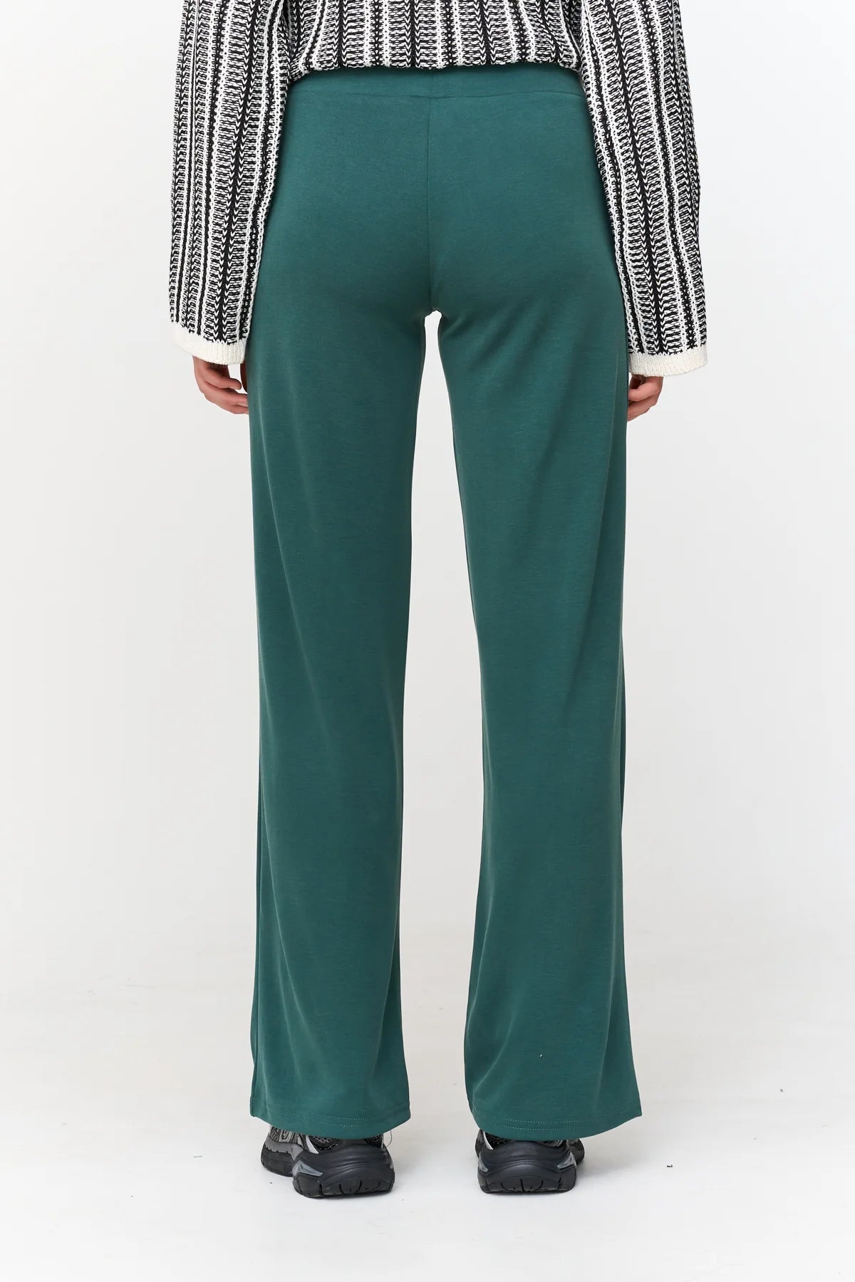 24 Colours Modal Pull - on Pants - Green - Kubanna