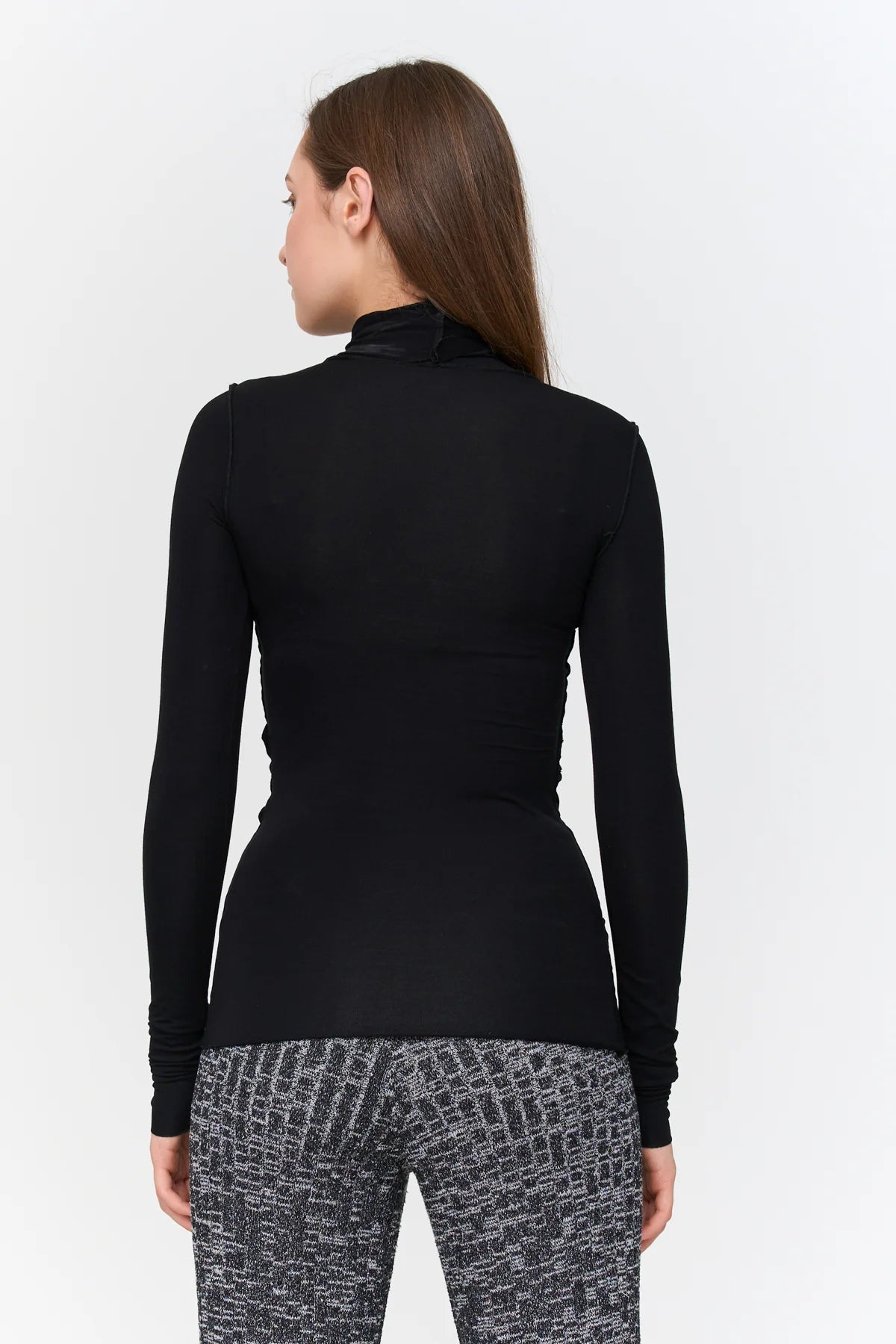 24 Colours Turtleneck Longsleeve Top - Black - Kubanna