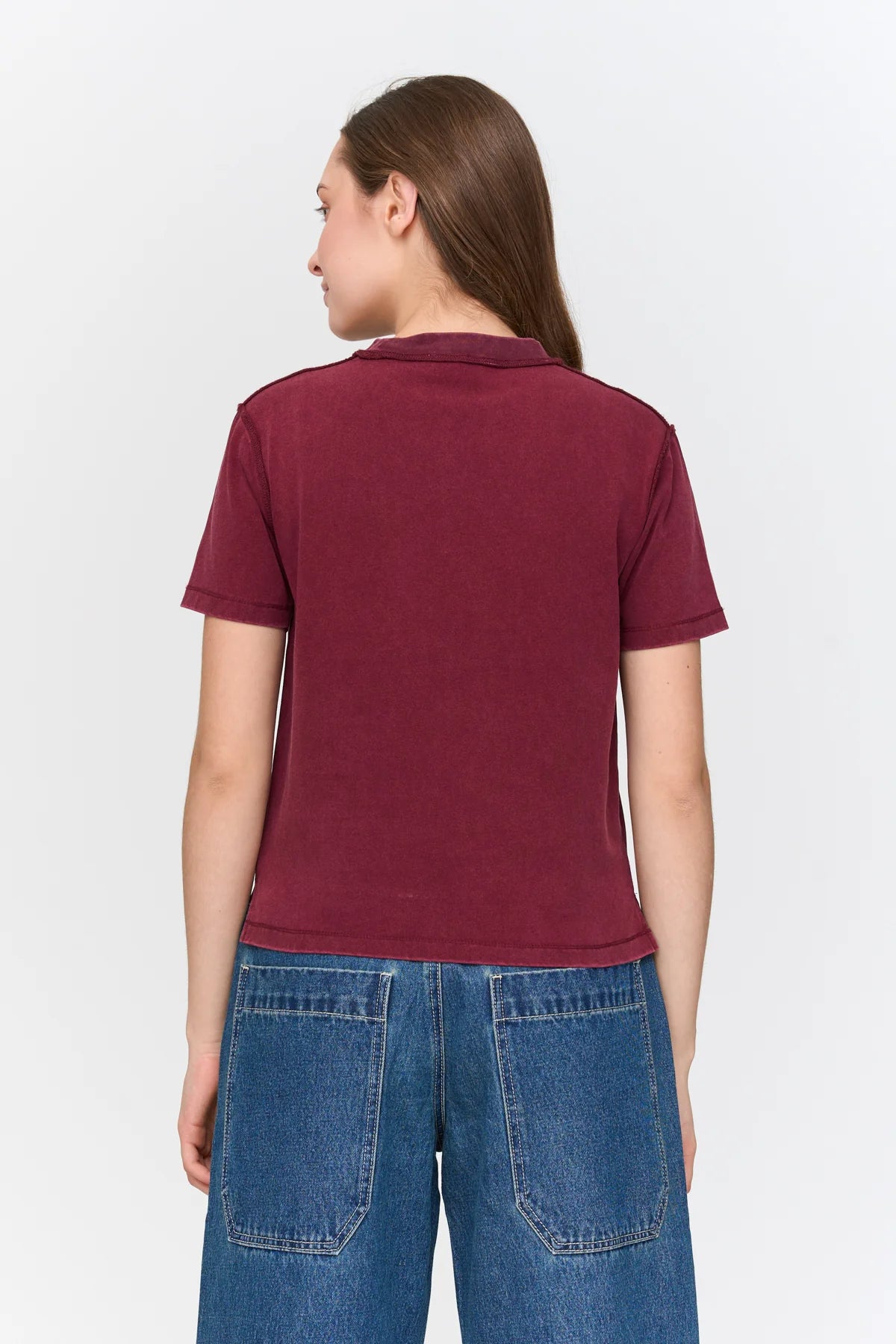 24 Colours Washed - out T-shirt - Red - Kubanna