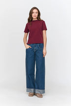 24 Colours Washed - out T-shirt - Red - Kubanna