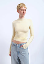 Dr. Denim Aria Top - Light Yellow - Kubanna