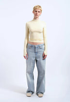 Dr. Denim Aria Top - Light Yellow - Kubanna