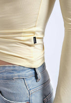 Dr. Denim Aria Top - Light Yellow - Kubanna