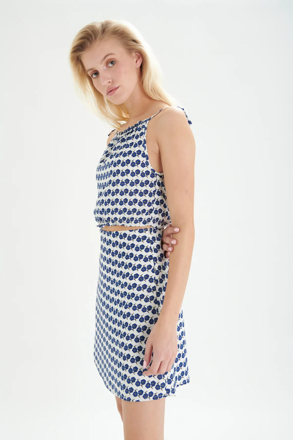 24 Colours Top with Floral Print - Kubanna