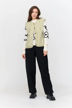 24Colours Fluffy Vest - Green - Kubanna