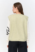 24Colours Fluffy Vest - Green - Kubanna