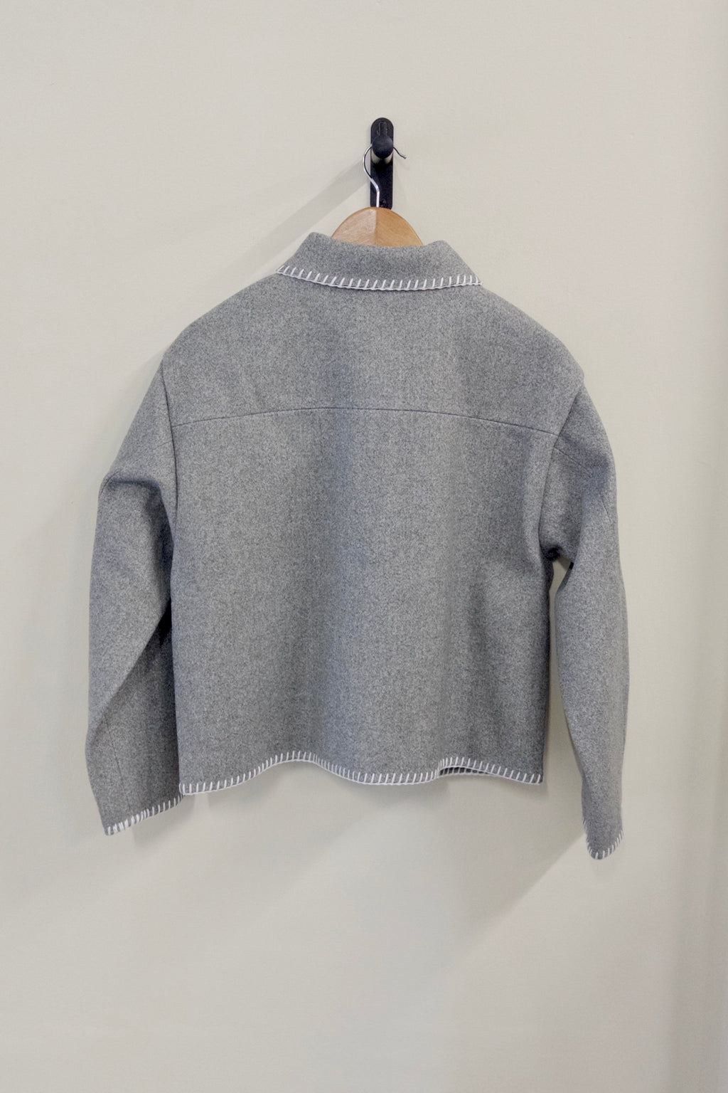 24Colours Jacket with Buttons - Grey - Kubanna