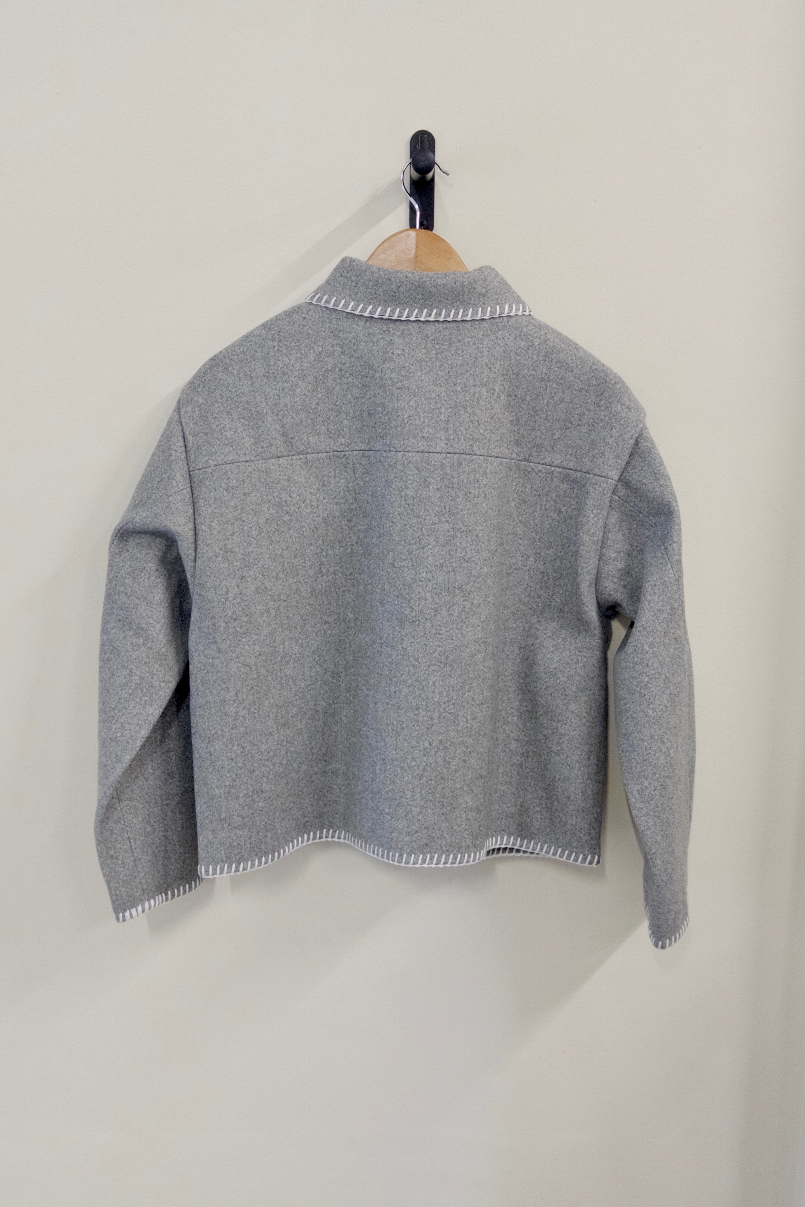 24Colours Jacket with Buttons - Grey - Kubanna