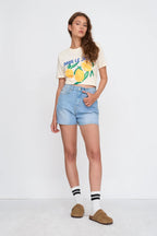 24Colours Lemon Tee - White - Kubanna