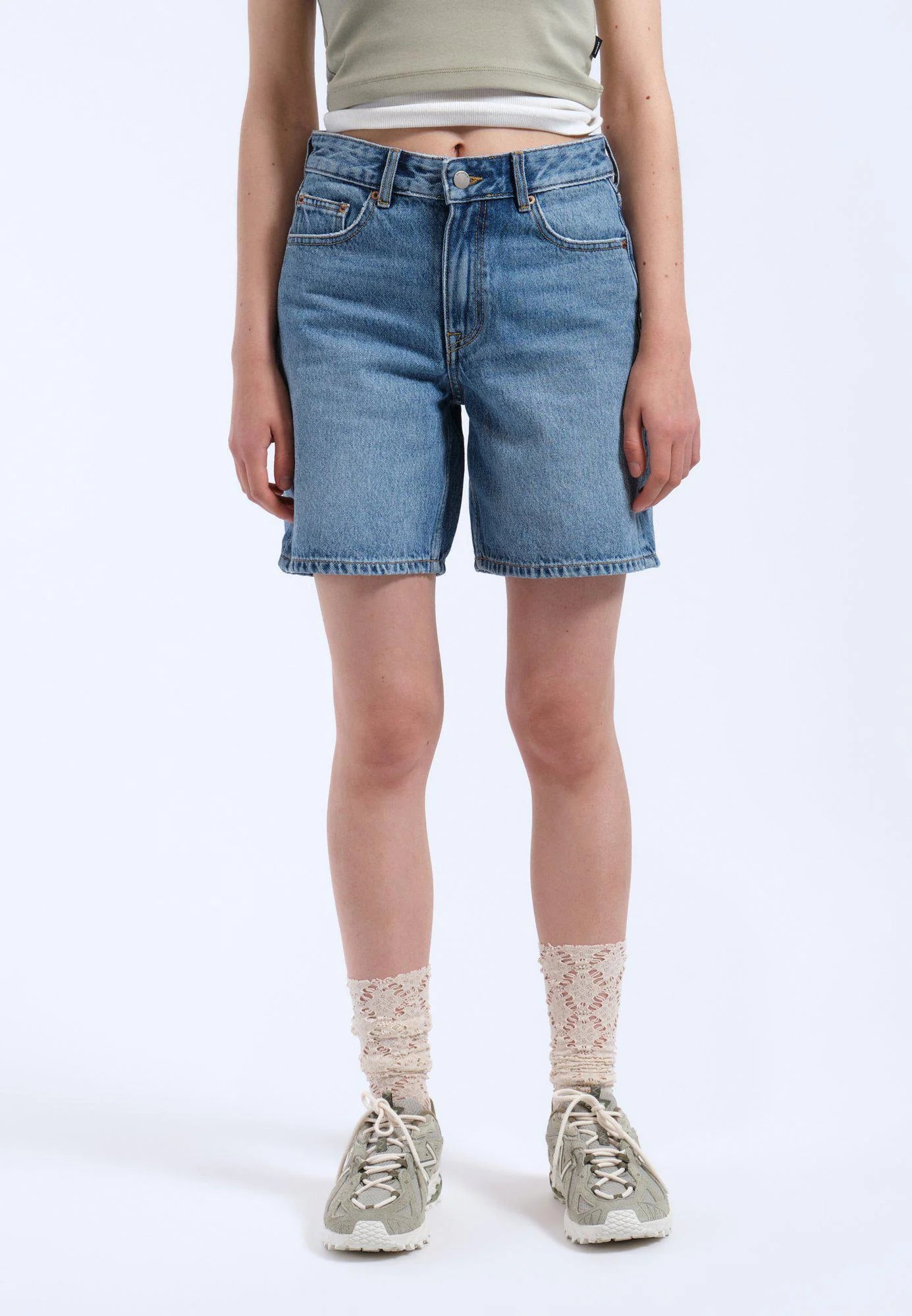 Dr. Denim Arch Shorts - Bay Sky Used - Kubanna