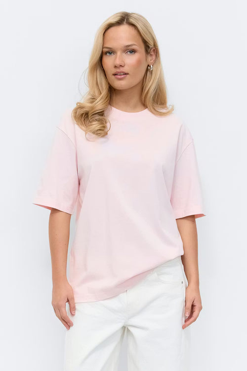 Gina Tricot Oversized T-shirt Love Letter - Light Pink