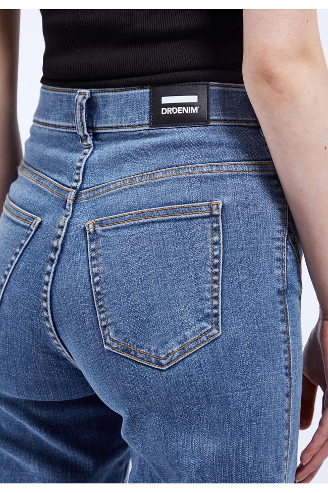 Dr. Denim Moxy Straight Curve Cut - Vale Sky Plain - Kubanna