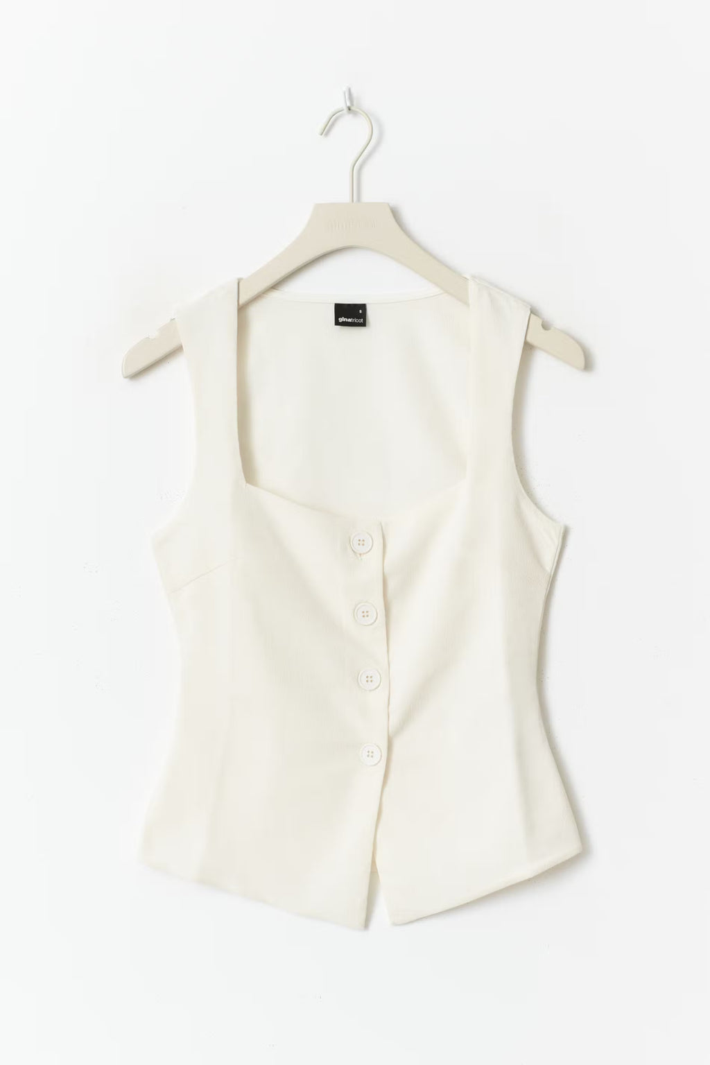 Gina Tricot Jersey Vest - White