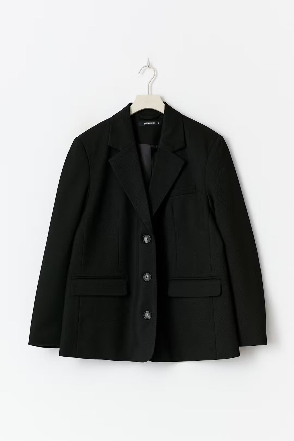 Gina Tricot Twill Blazer - Black