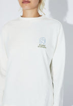 Dr. Denim Kath Longsleeve - White
