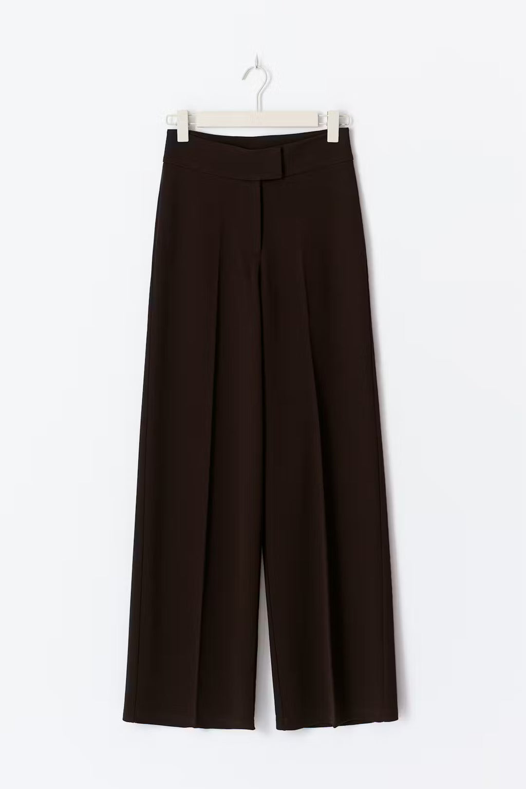 Gina Tricot Jersey Tailored Trouseres - Brown - Kubanna