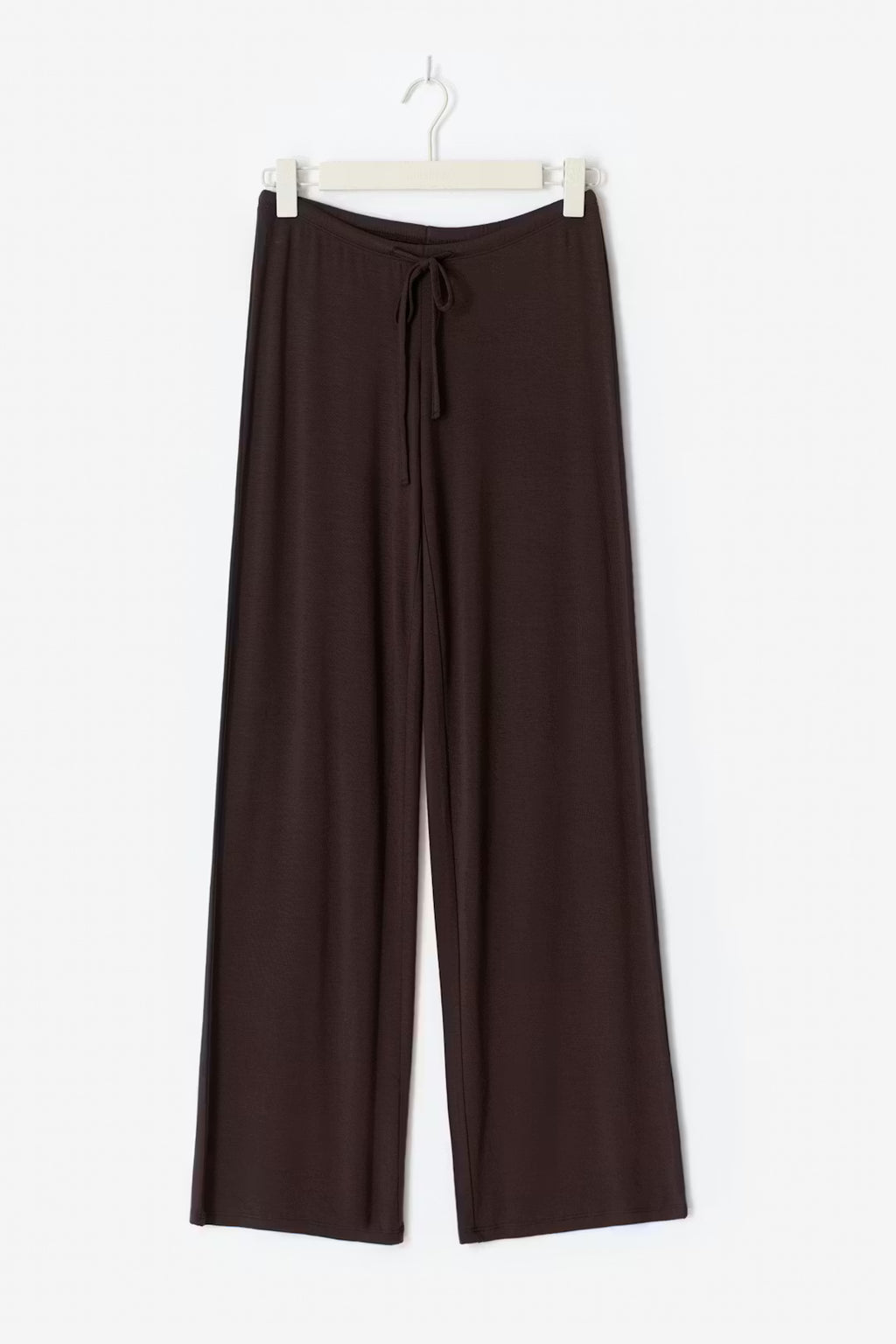 Gina Tricot Low Waist Loungewear Trousers - Chocolate Plum - Kubanna