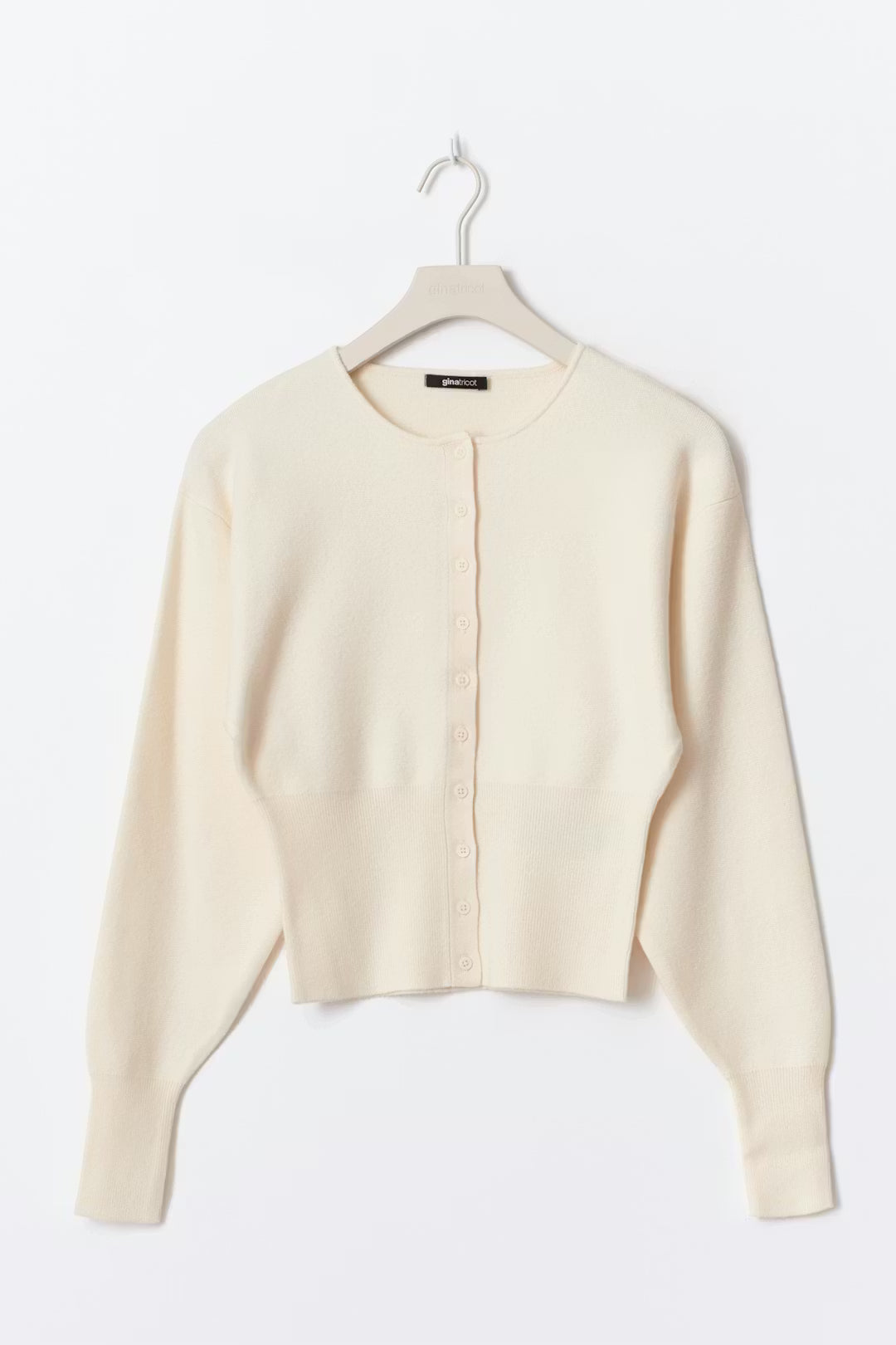 Gina Tricot | Shaped Knitted Cardigan - Gardenia