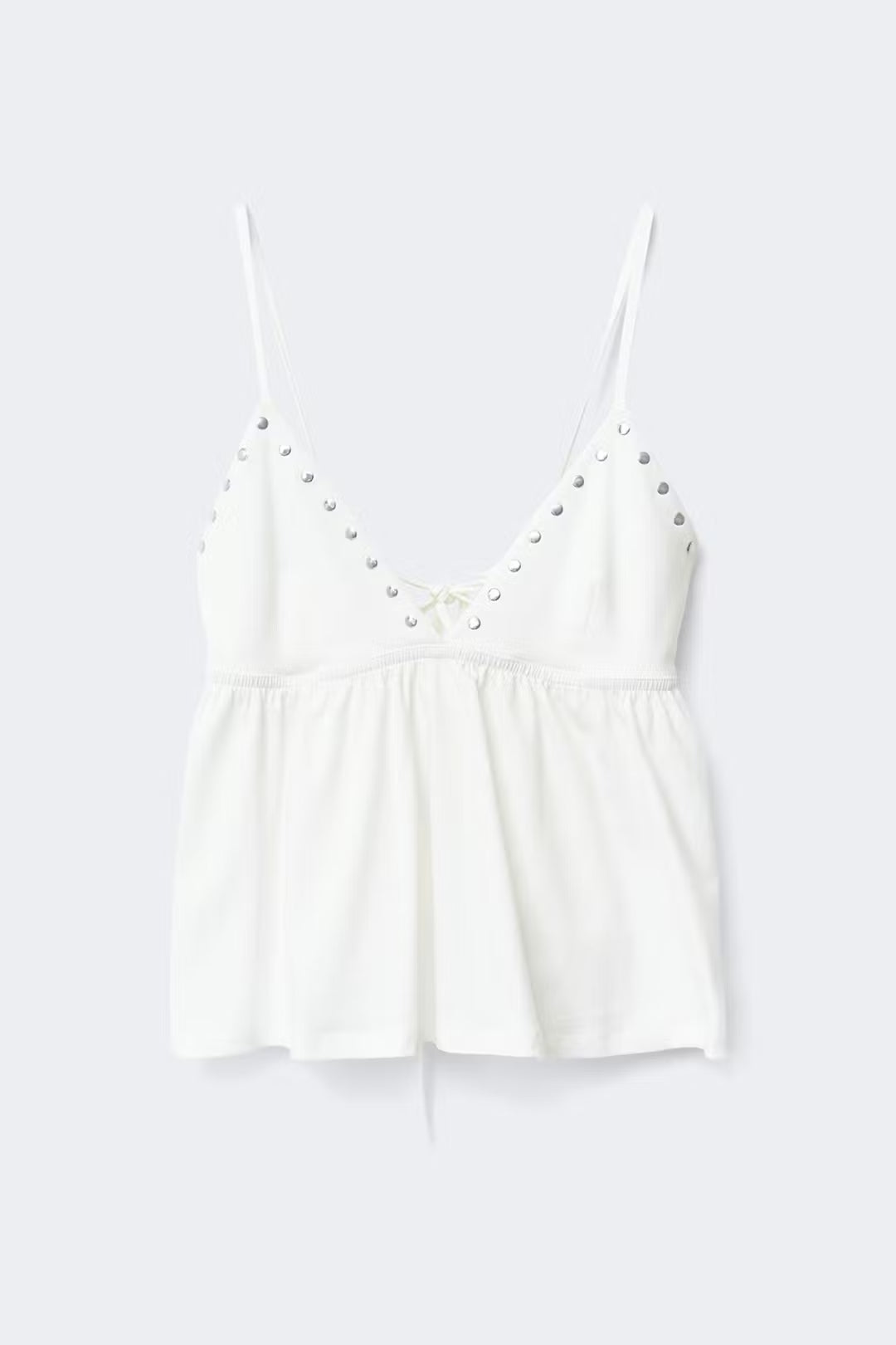 Gina Tricot | Studs Singlet - Offwhite