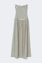 Gina Tricot | Dropped Waist Bandeau Dress - Stripe