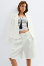 Gina Tricot | Bermuda Shorts - White