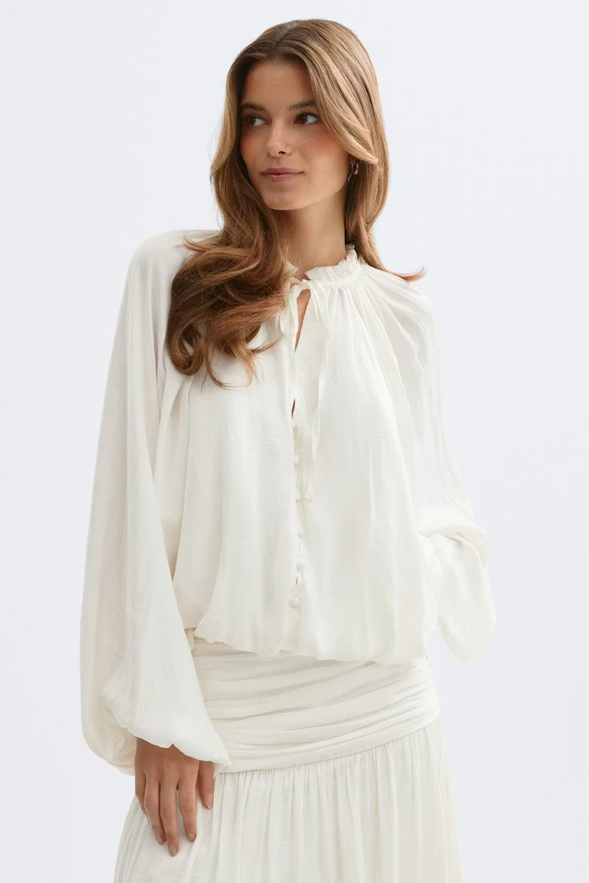 Gina Tricot | Drapy Top - White