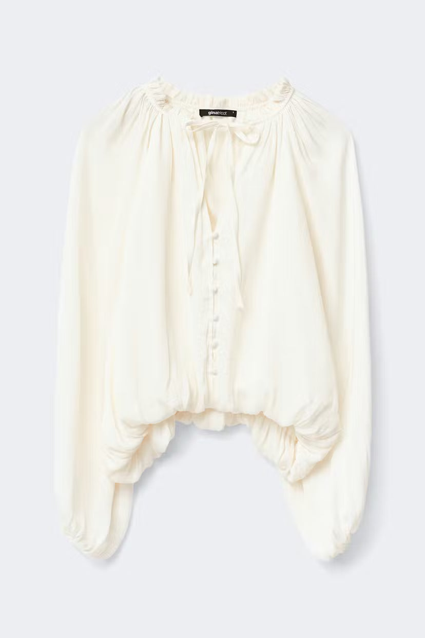 Gina Tricot | Drapy Top - White