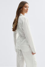 Gina Tricot | Linen Blend Shirt - White