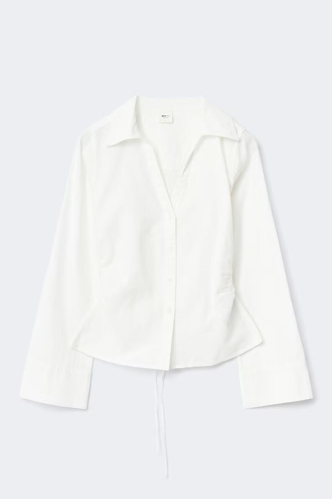 Gina Tricot | Linen Blend Shirt - White