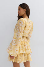 Gina Tricot | Mini Dress - Yellow Flower