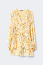 Gina Tricot | Mini Dress - Yellow Flower