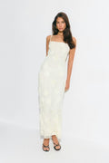 Gina Tricot | Embroidery Maxi Dress - White