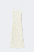 Gina Tricot | Embroidery Maxi Dress - White