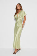 Gina Tricot | Satin Maxi Dress - Winter Pear