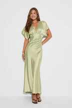 Gina Tricot | Satin Maxi Dress - Winter Pear