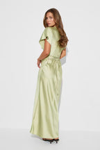 Gina Tricot | Satin Maxi Dress - Winter Pear