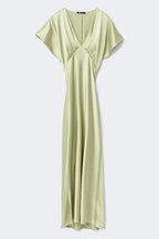Gina Tricot | Satin Maxi Dress - Winter Pear